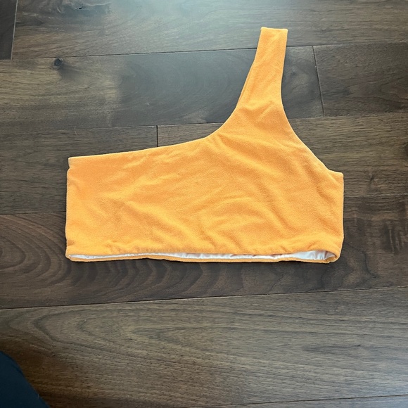 Faithful the Brand one shoulder terry bathing suit top - Picture 1 of 2